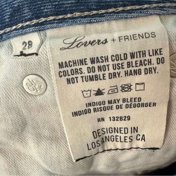 Lovers + Friends Diego High Rise Relaxed Fit Jeans in Paloma 28 - Picture 9 of 9